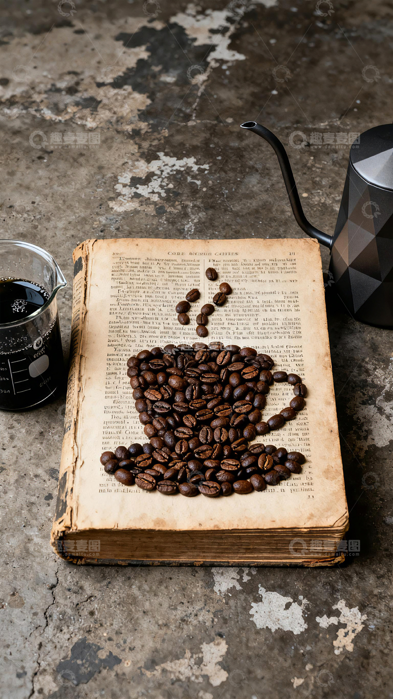 高清大图下载【趣麦麦图】复古咖啡静物摄影2