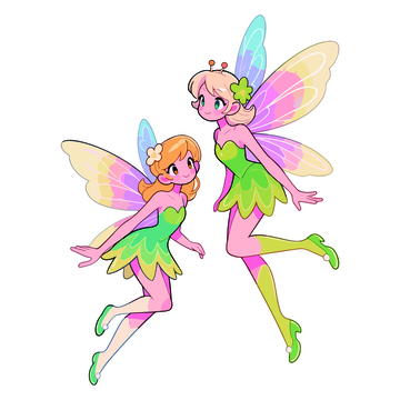 童话风仙女插画