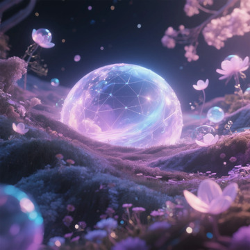 梦幻光球花园场景