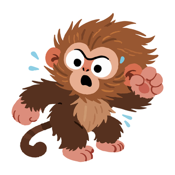 卡通猴子愤怒表情表情包