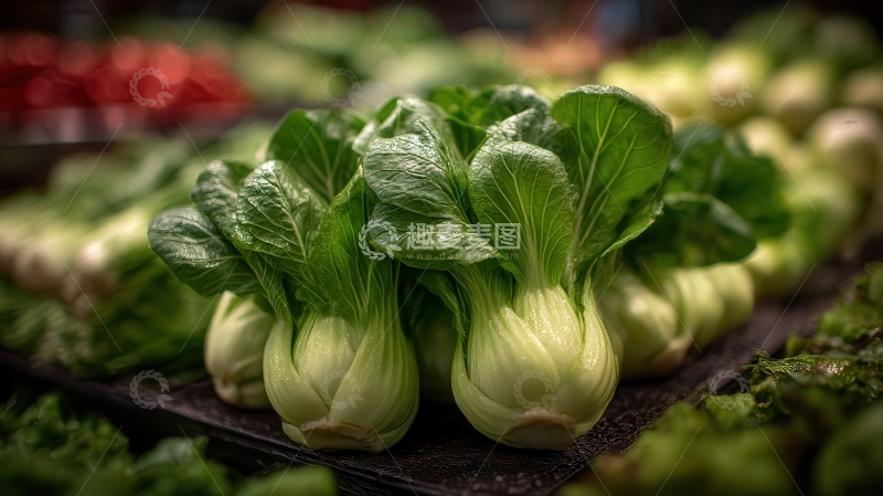 高清大图下载【趣麦麦图】上海青  青翠  脆响