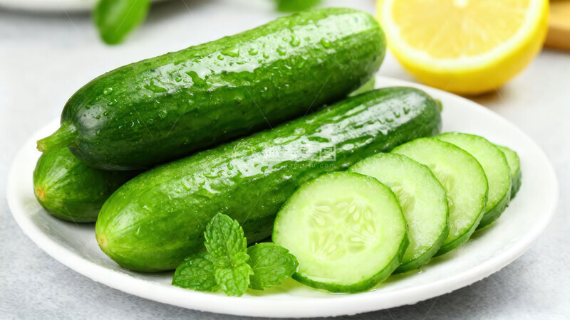 高清大图下载【趣麦麦图】-黄瓜  碧玉  清新 