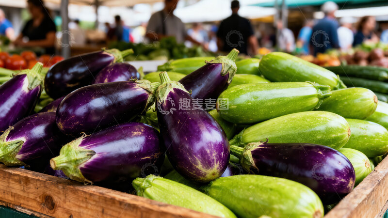 高清大图下载【趣麦麦图】茄子  软糯   软滑 