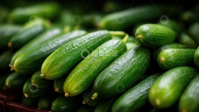 高清大图下载【趣麦麦图】黄瓜  碧玉  夏蔬 
