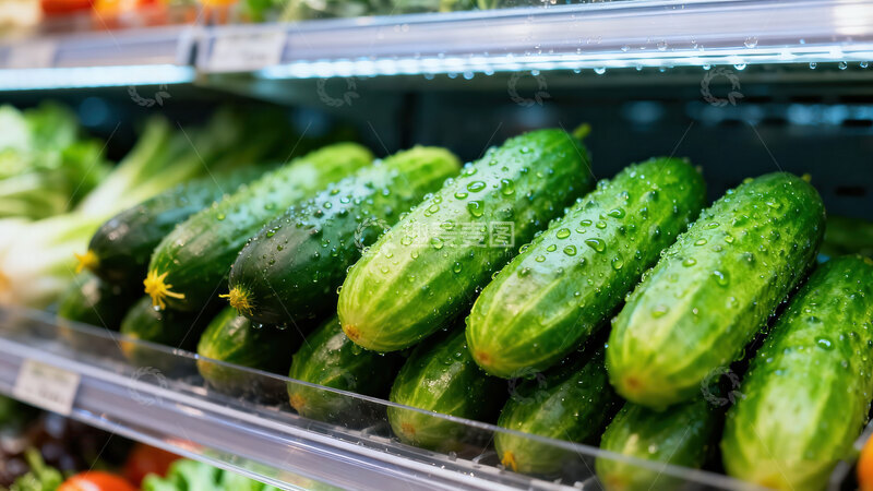 高清大图下载【趣麦麦图】黄瓜  碧玉  解渴 