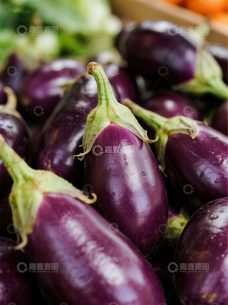 高清大图下载【趣麦麦图】茄子  软糯   肉感   