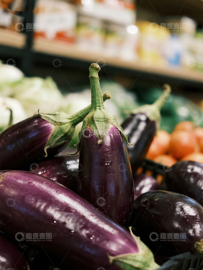 高清大图下载【趣麦麦图】茄子  软糯   绵密   