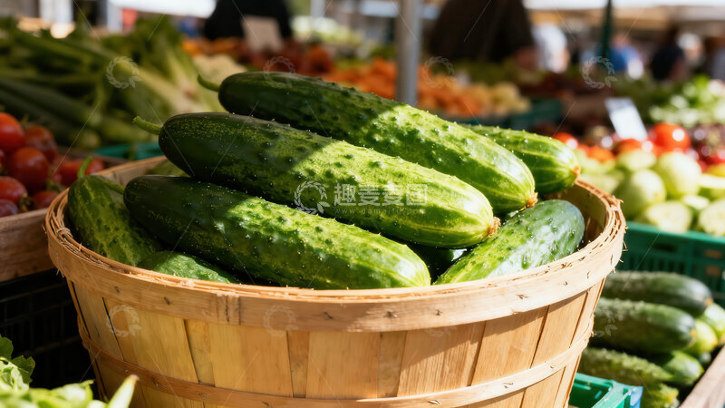 高清大图下载【趣麦麦图】黄瓜  碧玉  刮油 