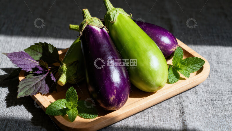 高清大图下载【趣麦麦图】茄子  软糯   酱香 