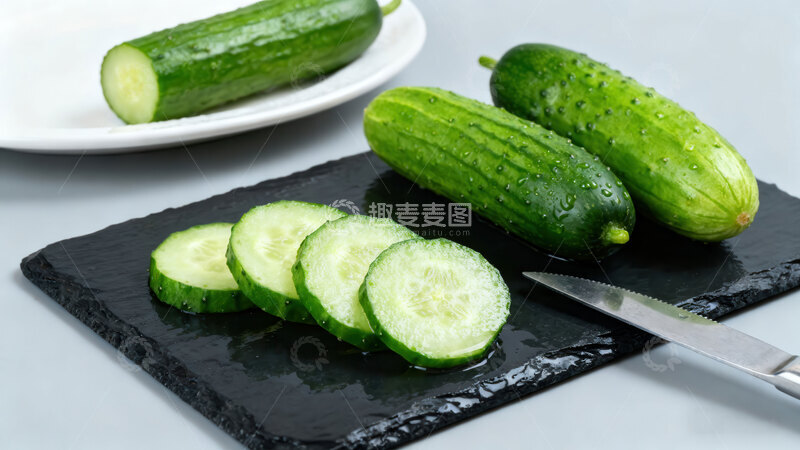 高清大图下载【趣麦麦图】黄瓜  碧玉  爽脆 