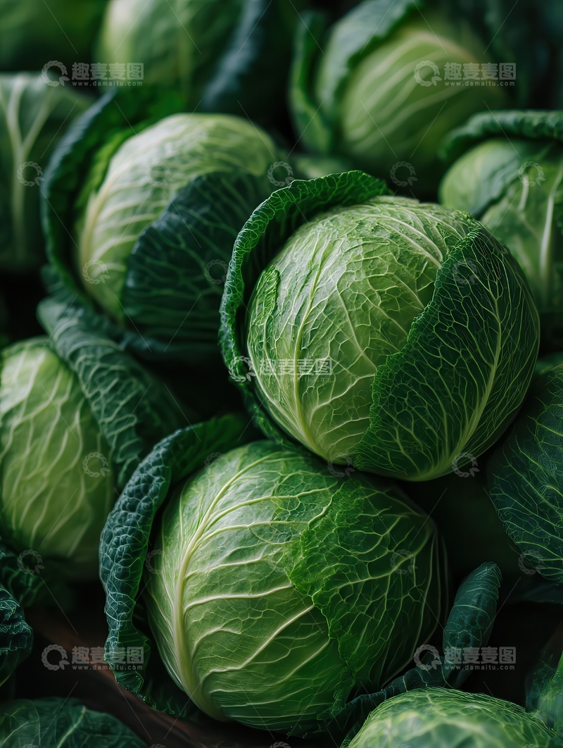 高清大图下载【趣麦麦图】卷心菜  包裹  手撕 