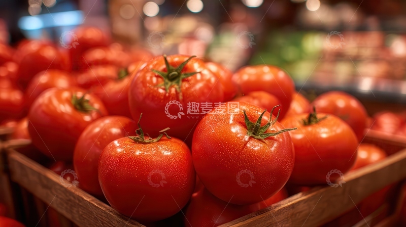 高清大图下载【趣麦麦图】西红柿  红润   熟透