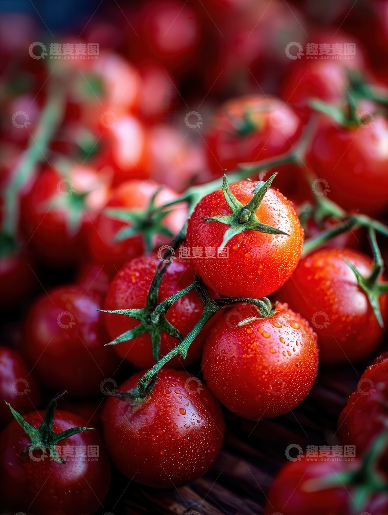 高清大图下载【趣麦麦图】西红柿  红润   红亮
