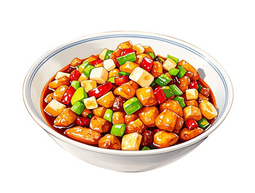 小碗菜宫保鸡丁