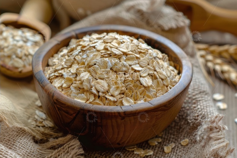 高清大图下载【趣麦麦图】一碗燕麦片美食摄影