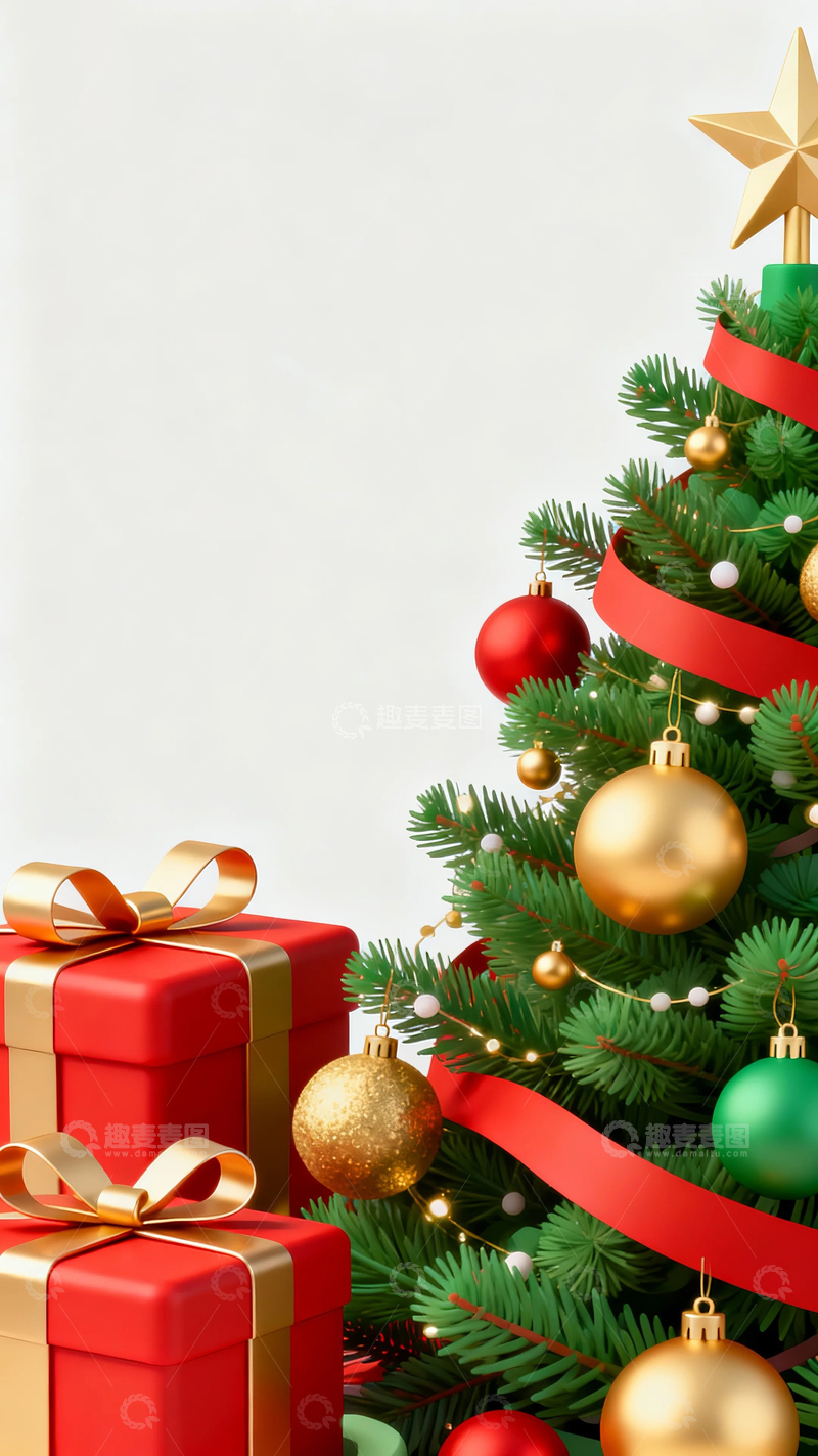 高清大图下载【趣麦麦图】节日元素插画圣诞节10