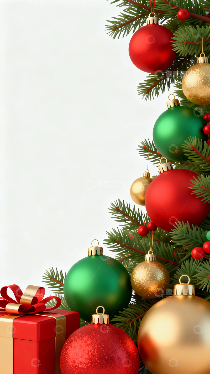高清大图下载【趣麦麦图】节日元素插画圣诞节8
