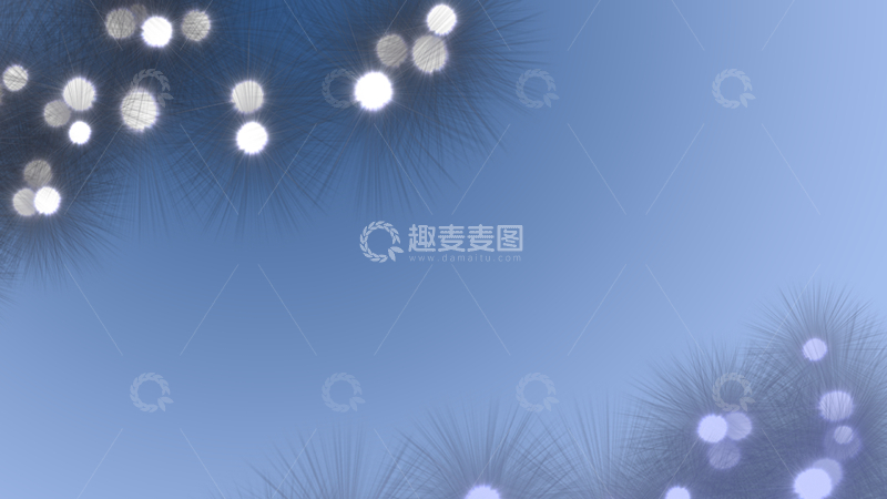 源文件下载【趣麦麦图】-蓝色科技风粒子背景