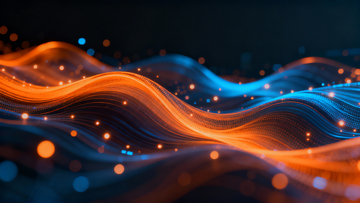 科技感光波抽象背景