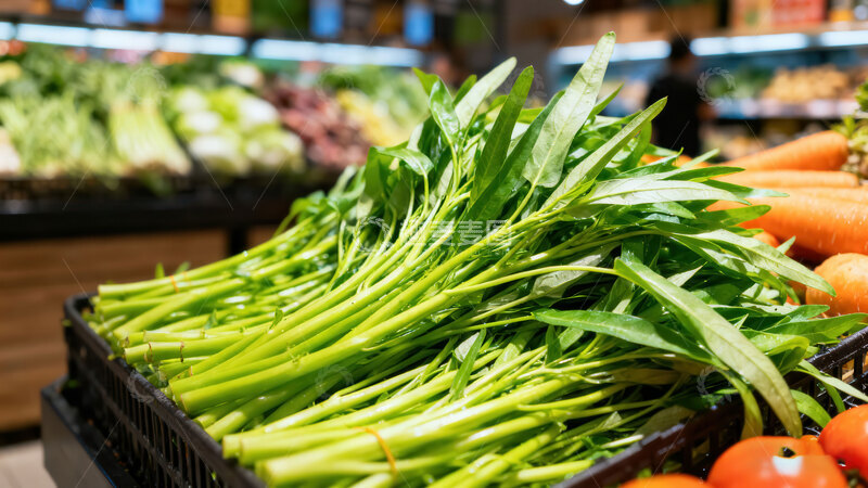 高清大图下载【趣麦麦图】空心菜  碧管  水灵  