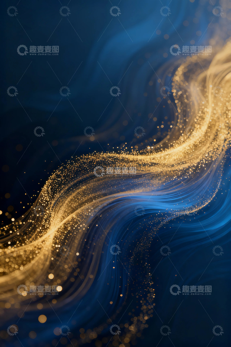 高清大图下载【趣麦麦图】蓝色科技梦幻背景8