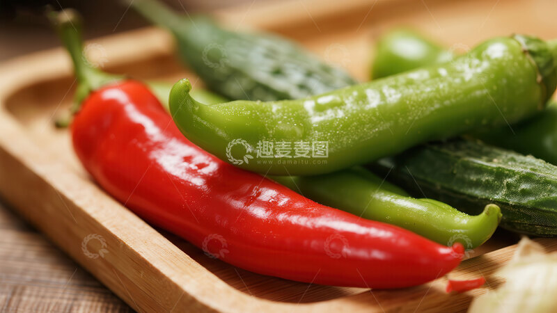 高清大图下载【趣麦麦图】辣椒  赤艳  劲爽  