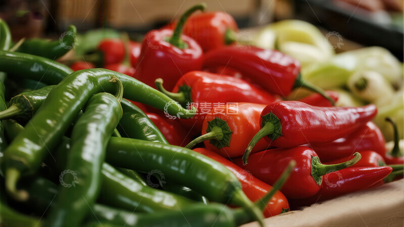 高清大图下载【趣麦麦图】辣椒  赤艳  呛鼻  