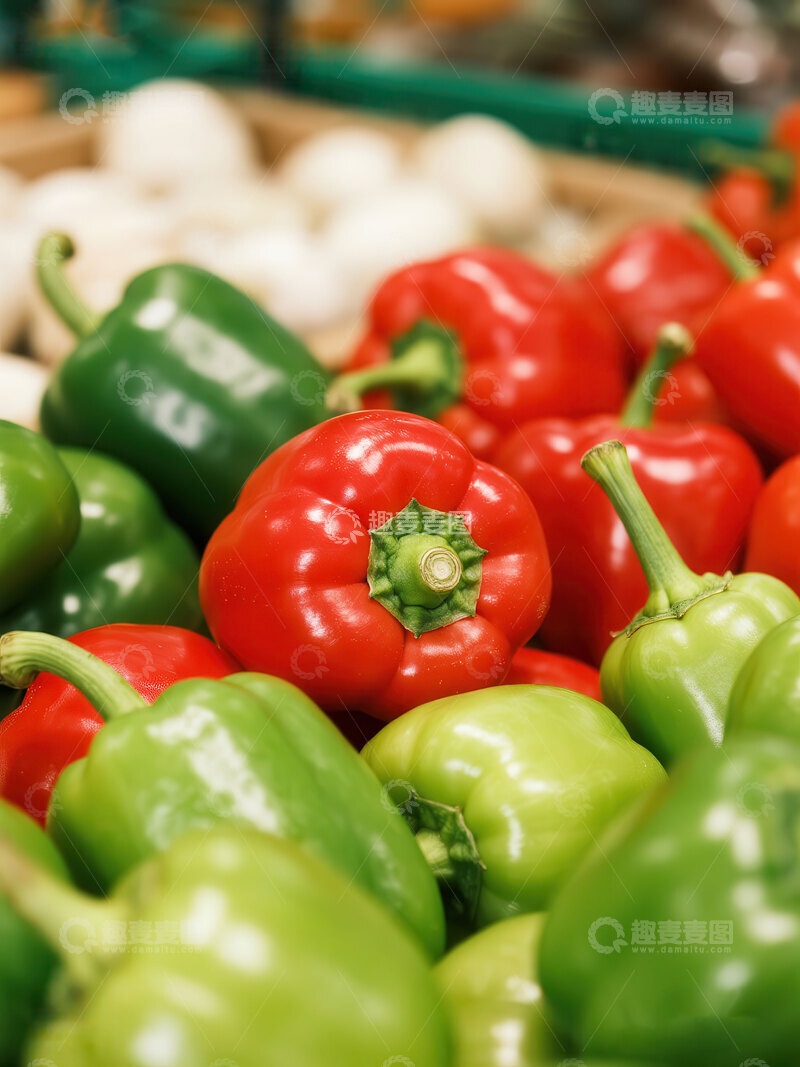 高清大图下载【趣麦麦图】辣椒  赤艳  提神  