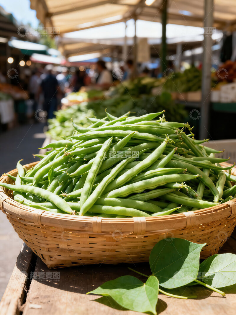 高清大图下载【趣麦麦图】豆角  翠镰   绵软