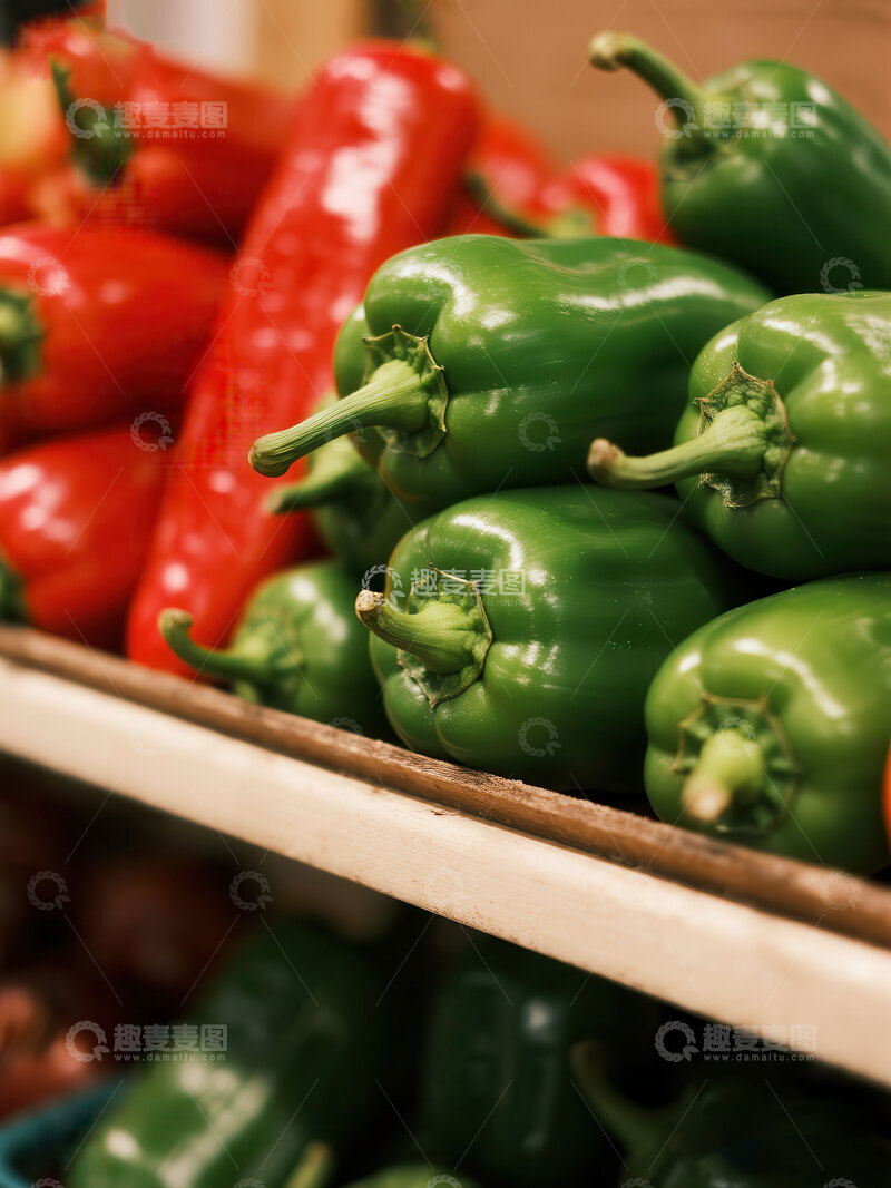 高清大图下载【趣麦麦图】辣椒  赤艳  红火  
