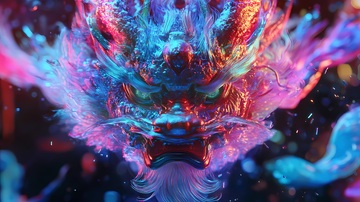 数字艺术神秘生物幻想