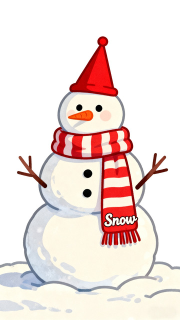 冬天里的圣诞人