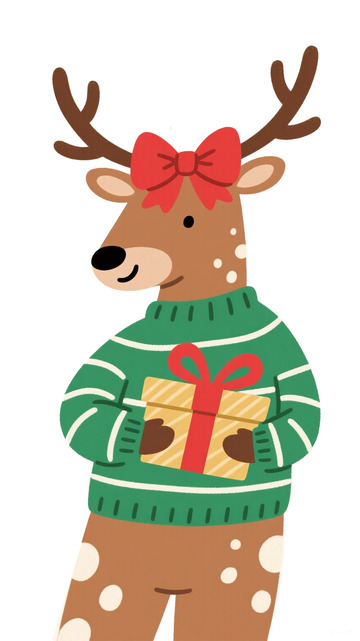 圣诞节派对鹿