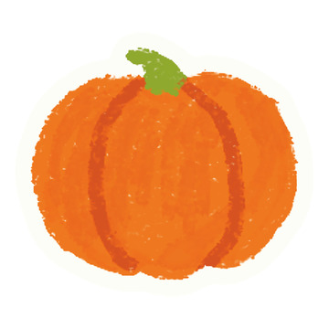 水彩南瓜手绘插画