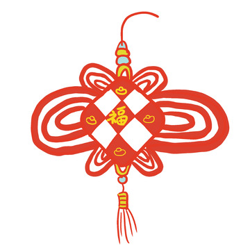 中国结喜庆吉祥图案装饰元素