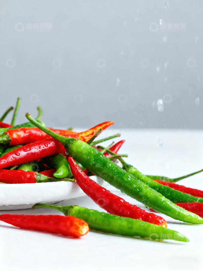 高清大图下载【趣麦麦图】辣椒  泼辣   红火  