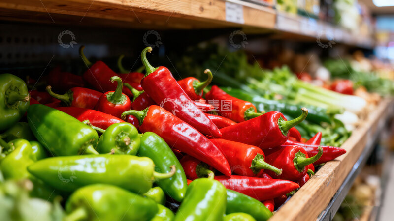 高清大图下载【趣麦麦图】辣椒  泼辣   劲爽   