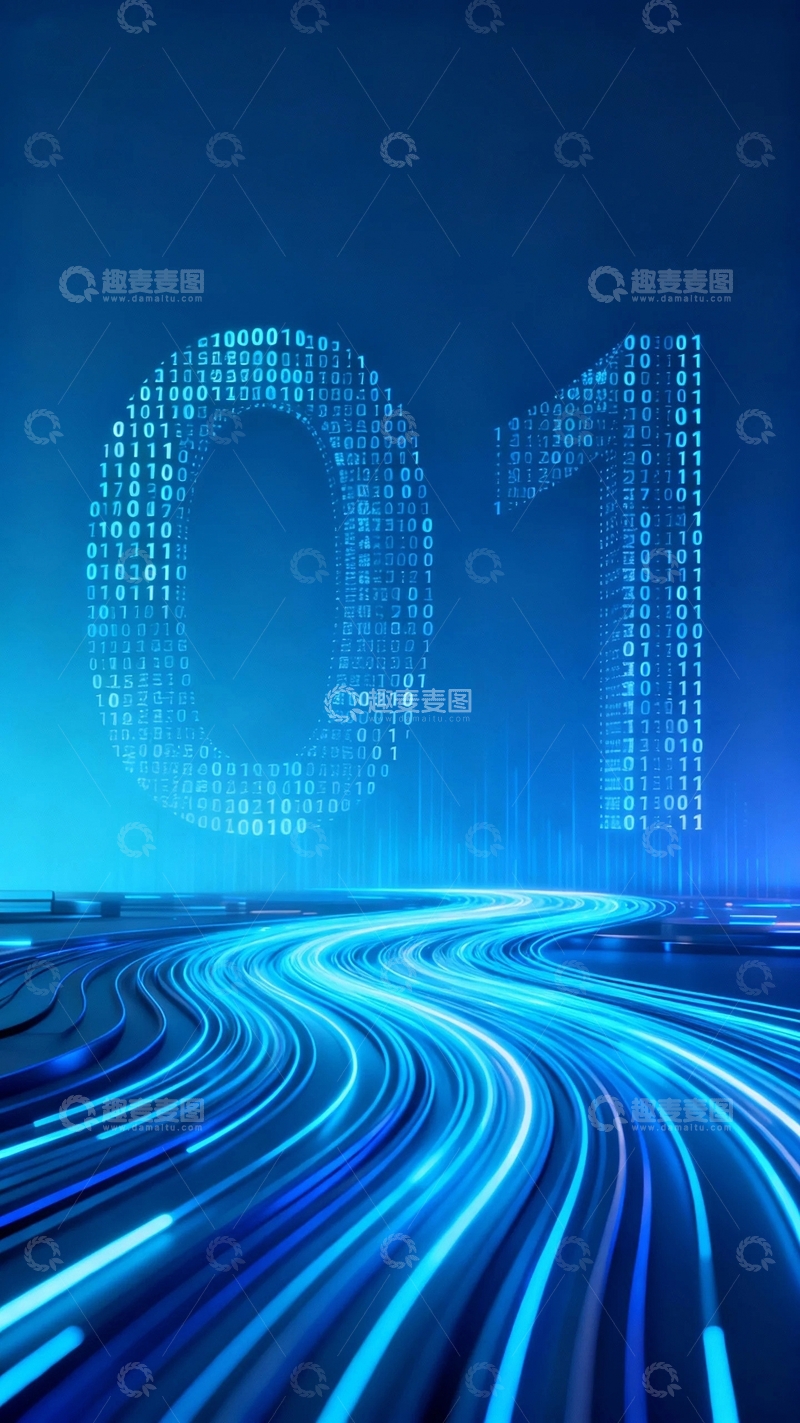高清大图下载【趣麦麦图】科技背景信息高速公路8