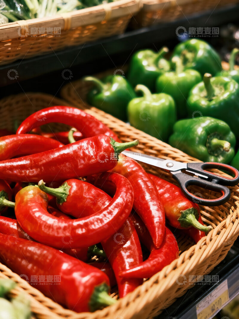 高清大图下载【趣麦麦图】辣椒  泼辣   热辣  