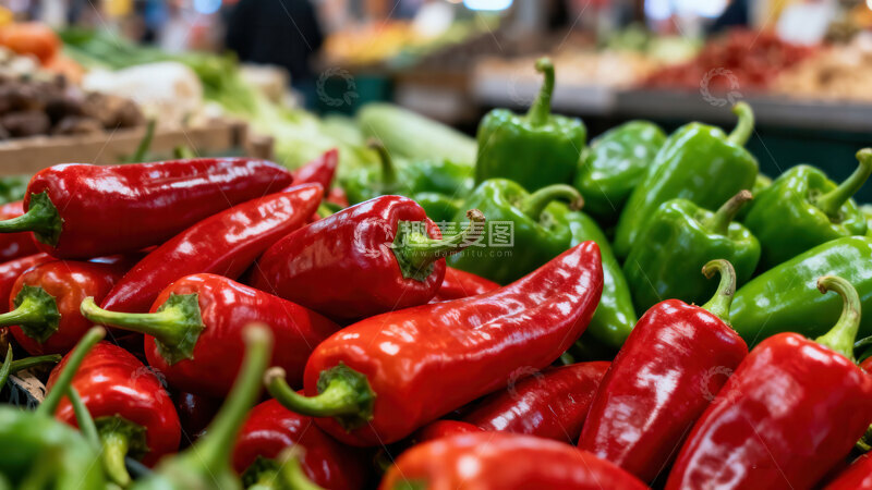 高清大图下载【趣麦麦图】辣椒  泼辣   窜香  