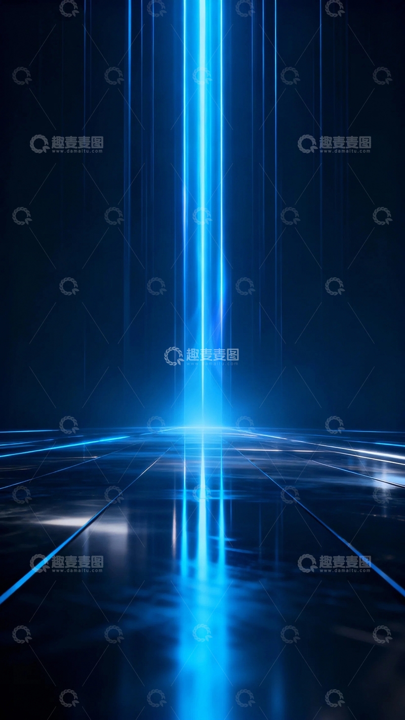 高清大图下载【趣麦麦图】科技背景粒子光线7