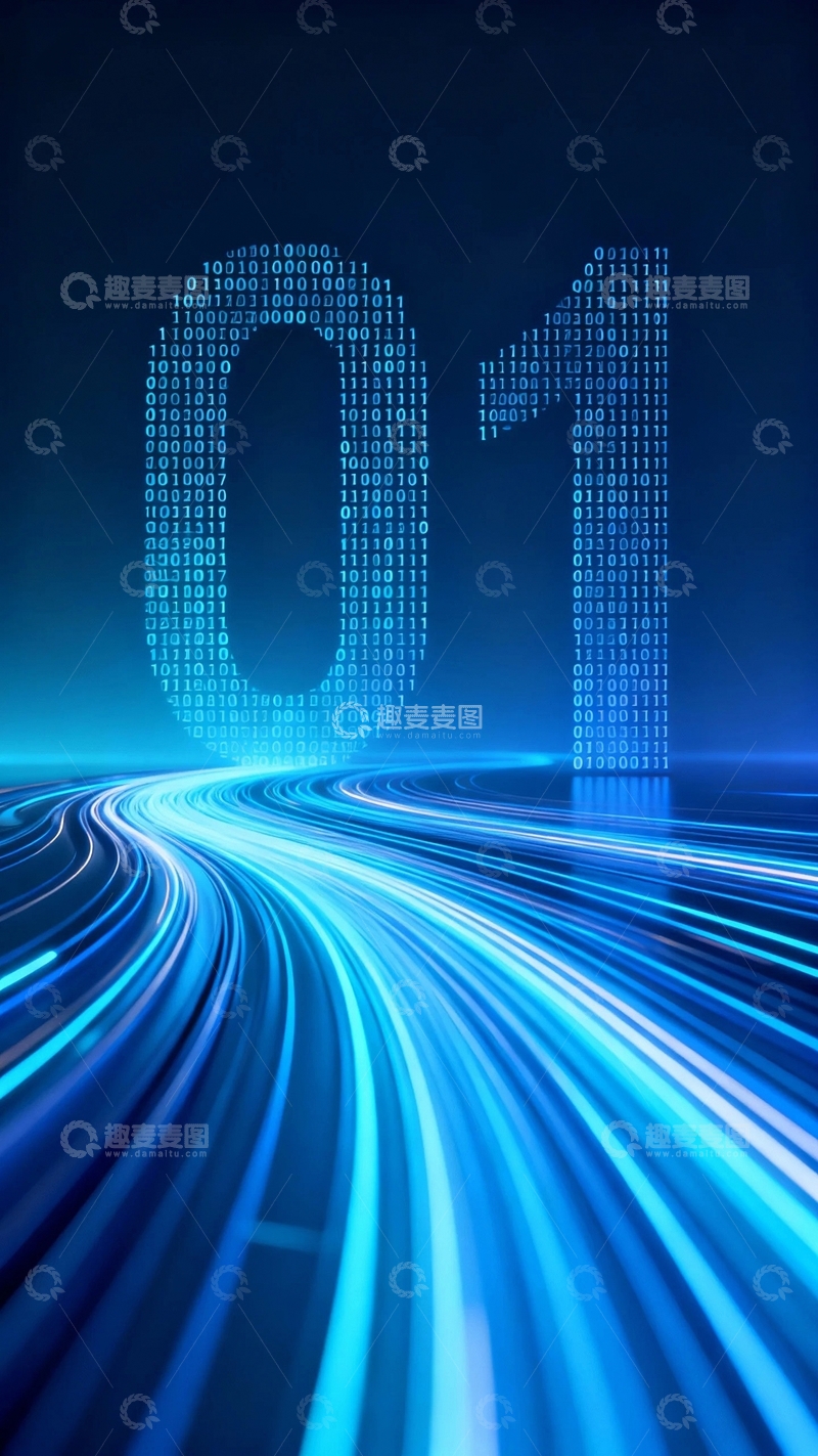 高清大图下载【趣麦麦图】科技背景信息高速公路7