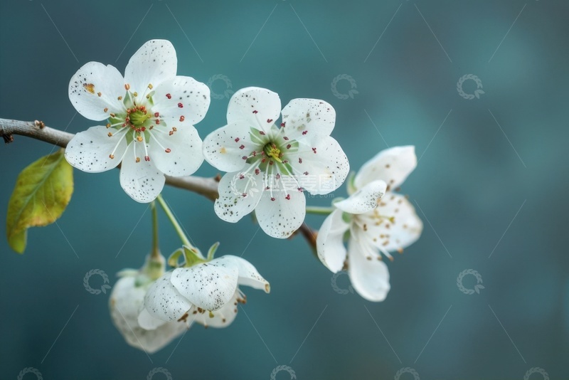 高清大图下载【趣麦麦图】开花的梨花花朵
