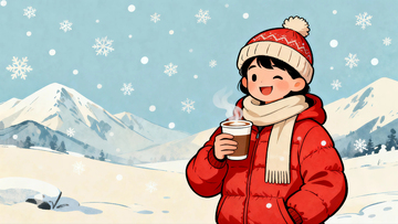 中国风冬季背景12