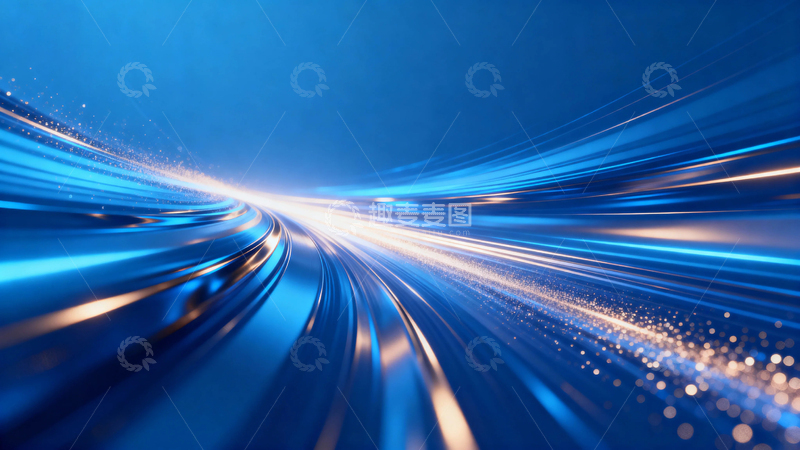 高清大图下载【趣麦麦图】蓝色科技商务背景08