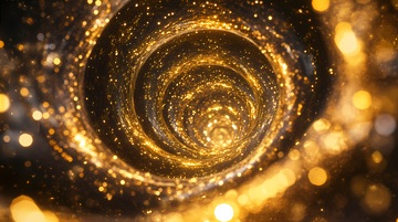 金光璀璨螺旋视觉特效