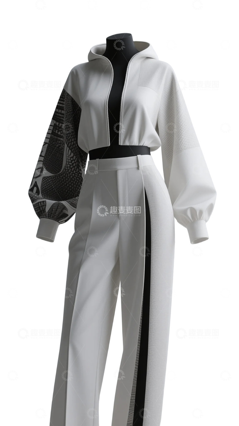 高清大图下载【趣麦麦图】-武术服展示素材