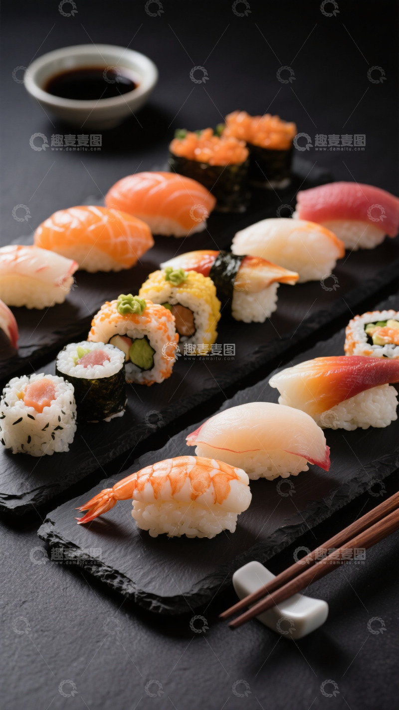 高清大图下载【趣麦麦图】日式寿司美食