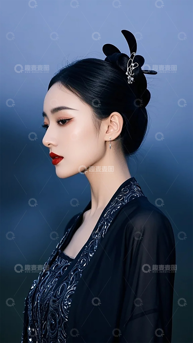 高清大图下载【趣麦麦图】古风美女典雅造型写真