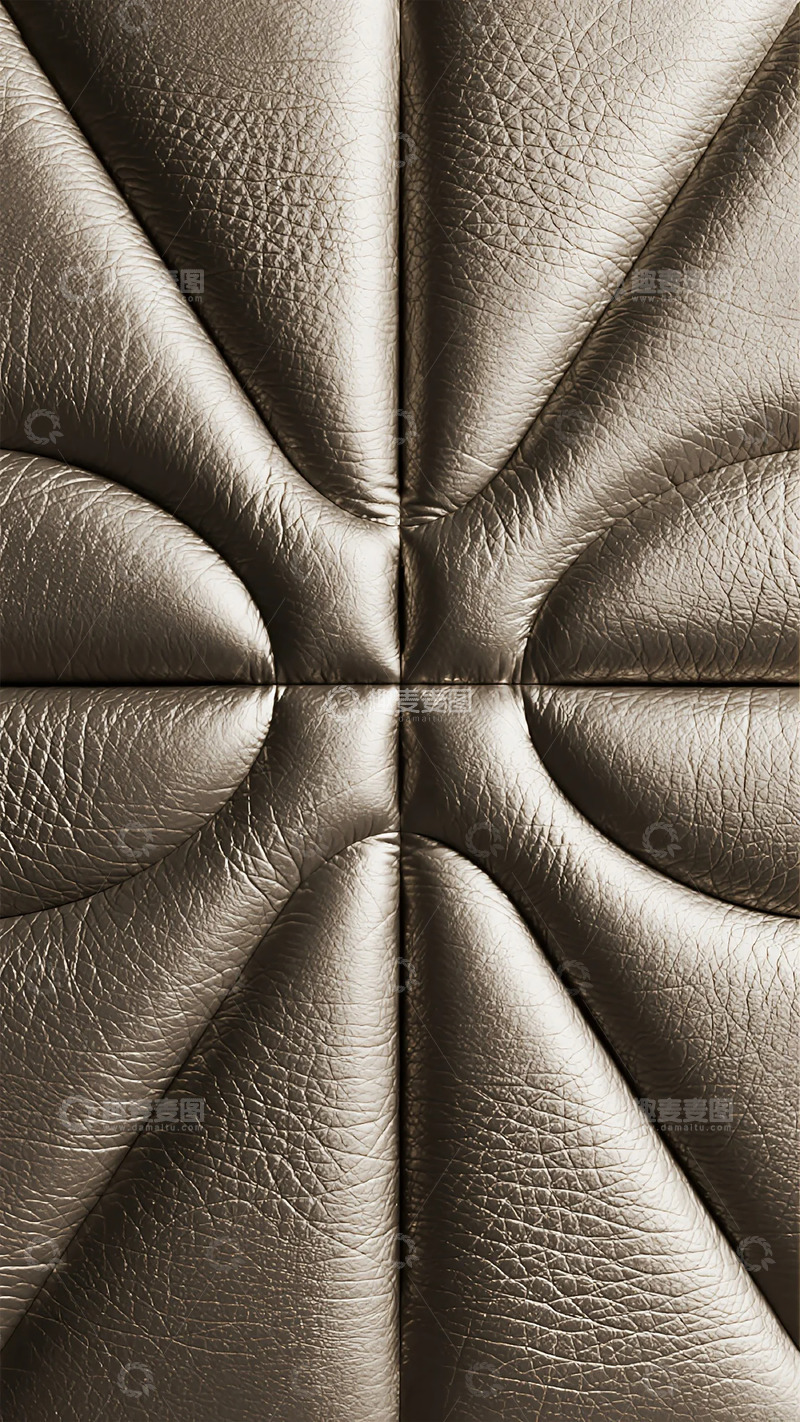 高清大图下载【趣麦麦图】金属质感皮革纹理特写